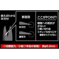 高儀 TAKAGI 本刃付ステンレスロングリーチ芽切小枝切鋏 190mm 4907052713499 1セット（2個）（直送品）