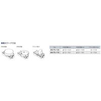 ナベヤ 測定用バイス MV75ー130 1台（直送品）