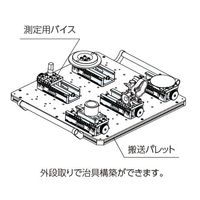 ナベヤ（NABEYA） 測定用搬送パレット MVCP500 1台（直送品）