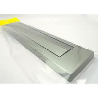 中西産業 ポスト差し入れ口 シルバー DC-PO-3 1セット(2個)（直送品）