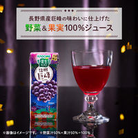 カゴメ 野菜生活100 信州巨峰ミックス 195ml 1箱（24本入）