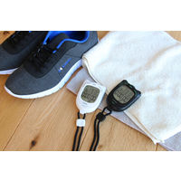 【タイマー】 ドリテック ストップウォッチ「スピールS」ブラック SW-121BK 1個