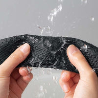 【カー用品】 ボンフォーム ハンドルカバー イージーガード 丸洗い フリーサイズ35-40cm ブラック    6897-15BK 1枚（直送品）