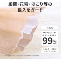 MSソリューションズ 不織布マスク ウルトラシルキー Mベージュ レディースサイズ 個包装 50枚入り PL-FM03MBGU50EL 5箱