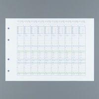 コクヨ 賃金台帳 縦型 B4 4穴 ノーカーボン20組 シン-122 1セット(20組入)