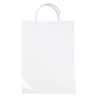 【紙手提げ袋】 エヒメ紙工 ラミネートバッグA4 白 PPA4-WH 1個