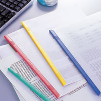 リヒトラブ スライドバーファイル(5冊パック)A4 ホワイト F3108-0 1組