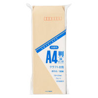 マルアイ クラフト封筒 長40 70G 100枚入 お徳用 トク-122 1袋(100枚入)