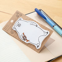 学研ステイフル アニマル付箋(クマ) AM03406 1個