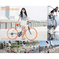 池商 クロスバイク24 6S　GR-001Jv2-WHCR（直送品）