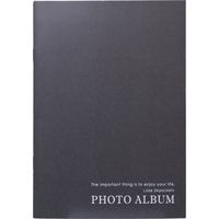 ナカバヤシ 3冊ミニポケットアルバム L判 2段 計72枚 モノトーン ア-PAL-102-3P 1セット(5組)（直送品）