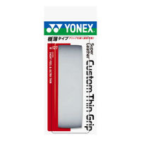 スーパーレザーカスタムシングリップ（テニス用）　　グレイ　2パック　YY AC127 010　ヨネックス（直送品）