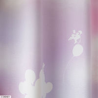 スミノエ DISNEY セミオーダー カーテン ミッキー メロウ 1100×1700mm ピンク １セット(2枚入)（直送品）