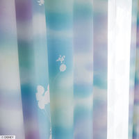 スミノエ DISNEY セミオーダー カーテン ミッキー メロウ 3000×2400mm ブルー １セット(2枚入)（直送品）