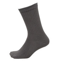 小野商事 先丸靴下 超極厚ソックス ブラック 1セット(5足組×5) AG2522 1セット(25足)（直送品）