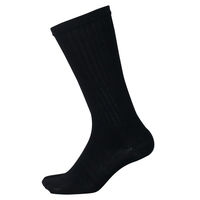 小野商事 指付靴下 ロングソックス ブラック 1セット(4足組×5) AG278 1セット(20足)（直送品）