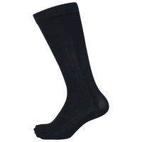 小野商事 5本指靴下 ロングソックス ブラック 1セット(3足組×5) AG279 1セット(15足)（直送品）