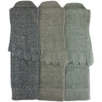 小野商事 5本指靴下 ロングソックス 杢カラー 1セット(3足組×5) AG289 1セット(15足)（直送品）