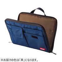 リヒトラブ バツグインバツグ ワイド A5 黒 A7558-24 1個（直送品）