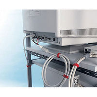 トラスコ中山 TRUSCO マジックバンド[[R下]]結束テープ両面幅10mmX長さ1.5m青 MKT-1015-B 1巻 361-9877（直送品）