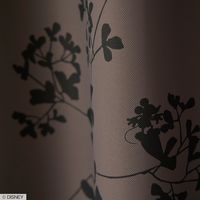 スミノエ DISNEY セミオーダー カーテン ミッキー トウィッグリーフ 1900×2150mm パープル １セット(2枚入)（直送品）