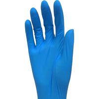 セーフラン安全用品 ニトリル使い捨て手袋粉無し Mサイズ マレーシア製 J2450-M 1箱（100枚入）