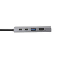 バッファロー ドッキングステーション Type-C接続 HDMI×1 LANポート×1 Type-C×3 Type-A×1 85W シルバー（直送品）