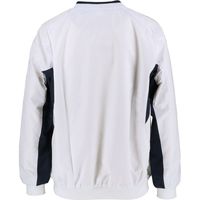 CONVERSE(コンバース) バスケットボール Vネックウォームアップジャケット CB162508S ホワイト/ネイビー(1129) L（直送品）