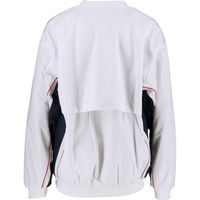 バスケットボール Vネック ウォームアップジャケット CB182113S ホワイト/ネイビー(1129) 3S（直送品）