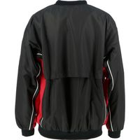 CONVERSE(コンバース) バスケットボール Vネック ウォームアップジャケット CB182113S ブラック/レッド(1964) L（直送品）