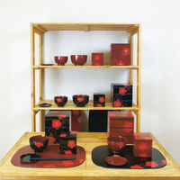 宮本産業 小皿 11cm 福梅 皿 食器 和食器 正月 プラスチック 日本製 黒 342686 1個（直送品）