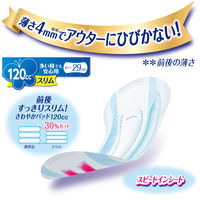 吸水パッド ライフリー 女性用 さわやかパッド スリム 多い時でも安心用 120cc 1セット（42枚：14枚入×3パック）ユニ・チャーム