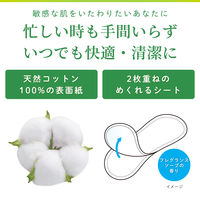 サラサーティ コットン100 2枚重ねのめくれるシート フレグランスソープの香り 1セット(36組×2枚×3個) おりものシート 小林製薬