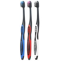 DENTALPRO（デンタルプロ） ブラックダイヤ 超極細毛 超コンパクト ふつう 1セット（12本） 歯ブラシ 歯間