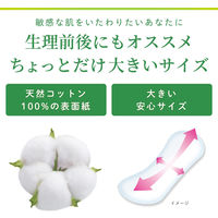 サラサーティ コットン100 ワイド＆ロング 無香料 5個（40枚×5）おりものシート 小林製薬