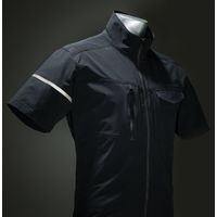 クロダルマ 夏半袖ジャンパー ブラック 6L 266741-49-6L 1枚（直送品）