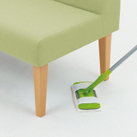 オカムラ ロビーチェア 木脚タイプ 背付 3人用 幅1800mm ミントグリーン LB55ZD-PB22（直送品）