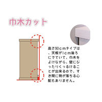 白井産業 モンシェリーヌ 大人女子のための窓下ディスプレイラック（幅750mm）（直送品）
