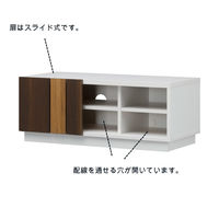 白井産業 ティレスタ シンプルなテレビ台（32V） ホワイト（直送品）