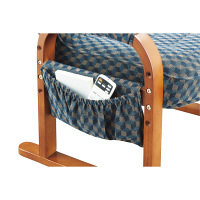 【軒先渡し】コイズミ　リクライニングチェア コンパクトタイプ ネイビーブルー KSC-956NB 1脚（直送品）