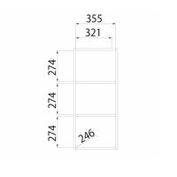 白井産業 シャローゼ 組立簡単ボックスEK-cube 猫柄 パープル（直送品）