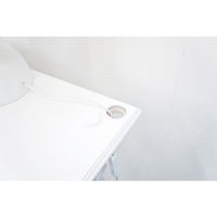 ジャックポット ANNEデスク 平机 引出し無し ホワイト 幅900×奥行550×高さ720mm 1台（直送品）