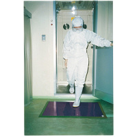 テラモト 粘着マットシートＢＳ青（強粘着） 600×900 屋内用  MR1237403　1セット（60枚層）