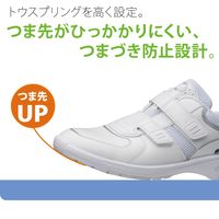 ミドリ安全 軽量 作業靴 スニーカー UL415 先芯なし 24.5cm ホワイト 2125037008 1足（直送品）