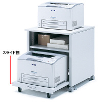 サンワサプライ　レーザープリンタスタンド　幅654×奥行700×高さ700mm　（直送品）