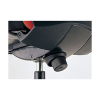 ルルティモチェア　ブラックシェル　肘なし　オレンジ　ノーリツイス　（直送品）