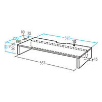 サンワサプライ　机上液晶モニタスタンド　MR-LC101WK