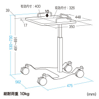 【在庫限り処分品】 サンワサプライ　プロジェクター台　PR-10　（直送品）