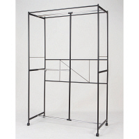 ファミリー・ライフ　2段掛カバー付きワイドハンガー幅1200mm　（直送品）