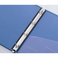 アズワン カルテブック ロック型・4穴 グレー 背幅40mm NS-440-4 1セット(2冊) 0-5631-03（直送品）